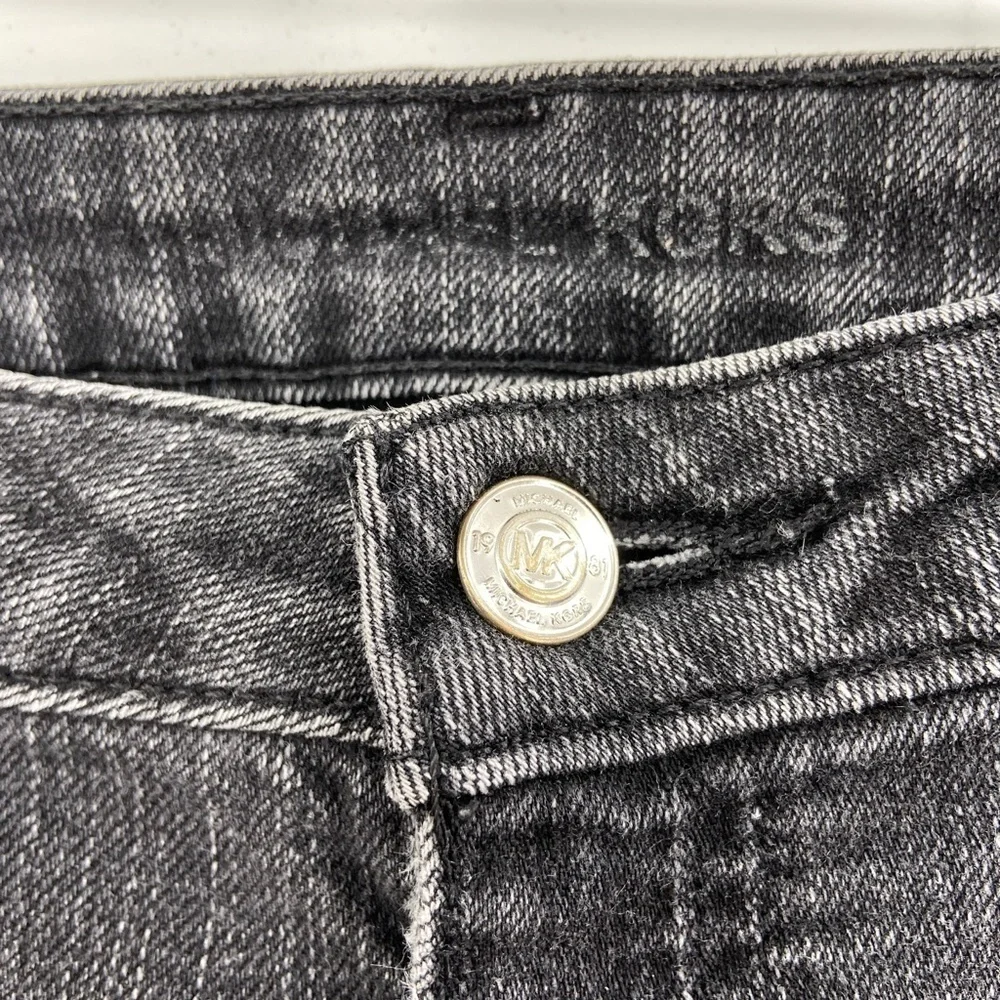 MICHAEL KORS Black Dark Wash Slim Denim Jeans Size 8